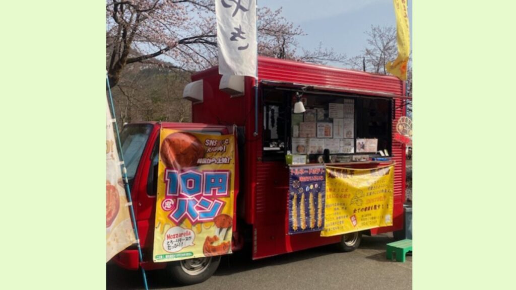 キッチンカー　餃子　意気揚々